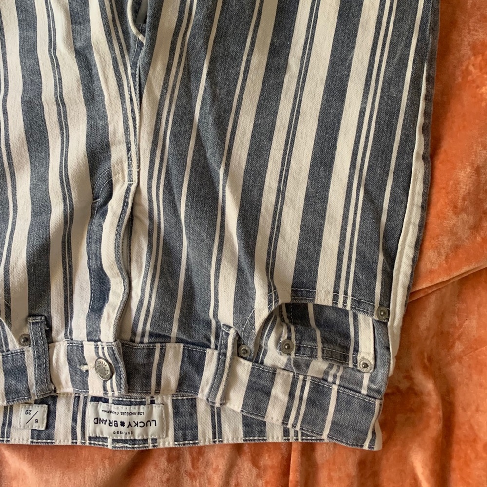Lucky Brand striped jeans size 29